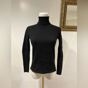 Vintage Ralph Lauren Black Turtleneck Sweater